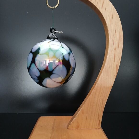 Glass Christmas Ornament Thick Heavy Duty Holiday Tree Decoration 3.5" - Picture 7 of 7